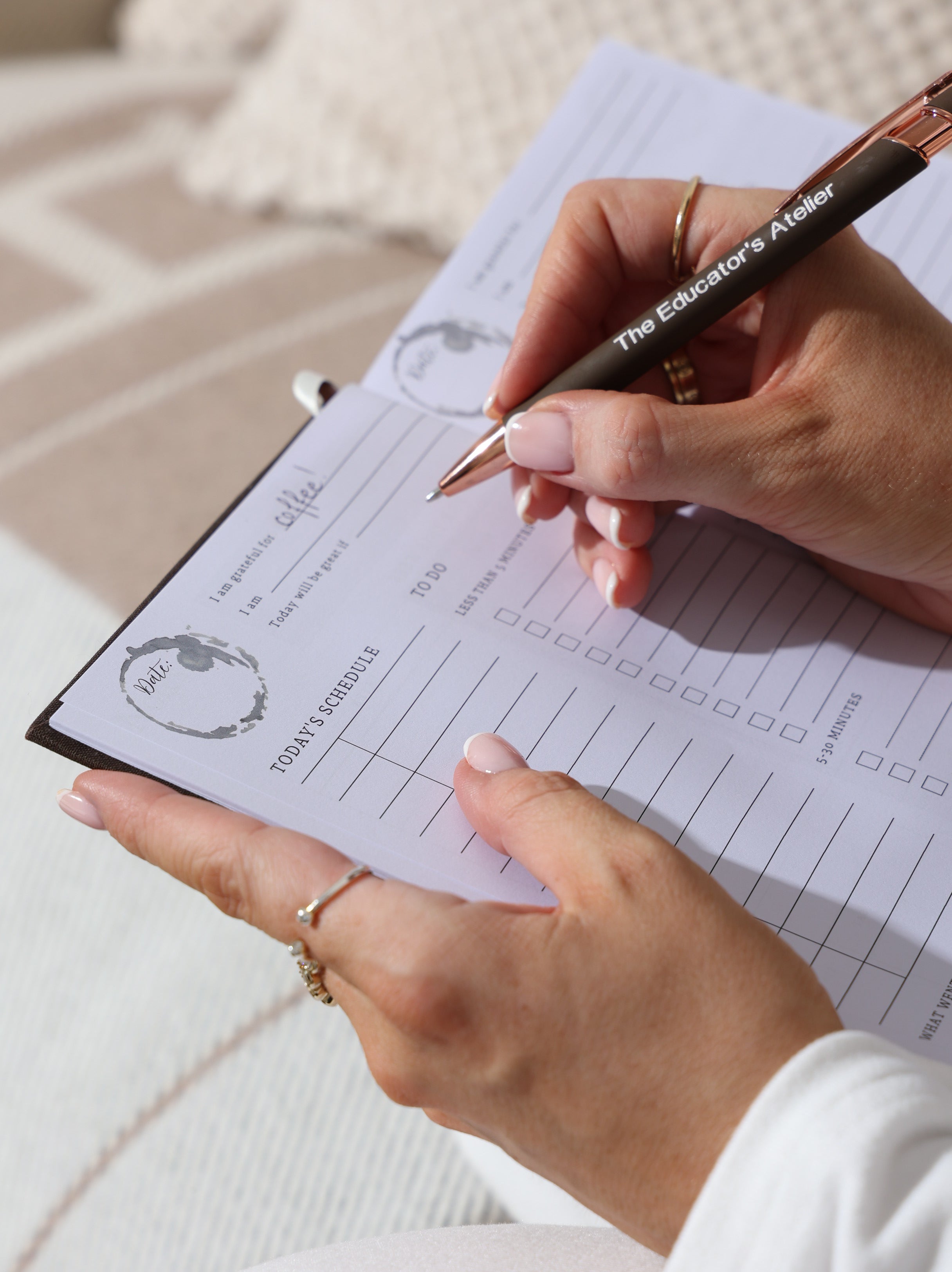 The Educator’s Atelier Daily Planner- Staffroom Brew